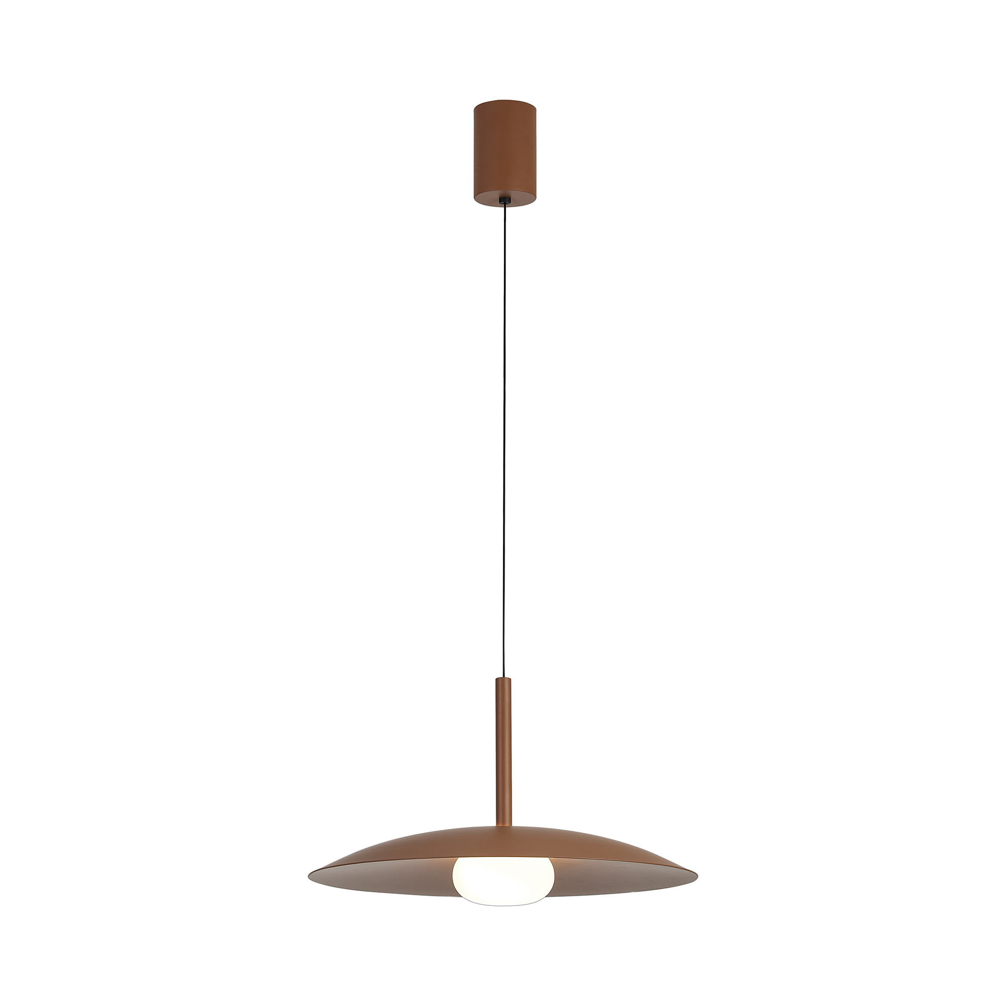 M8978  Lidia 40cm Rise And Fall Pendant 12W LED 3000K Coffee